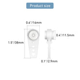 Curtain Ball Bearing Carriers (30 Pack) - Compatible with Architrac EZ-Track & Most Drapery Ceiling Track Systems - Smooth Gliding Heavy Duty Replacement Rollers for Curtains & Drapes